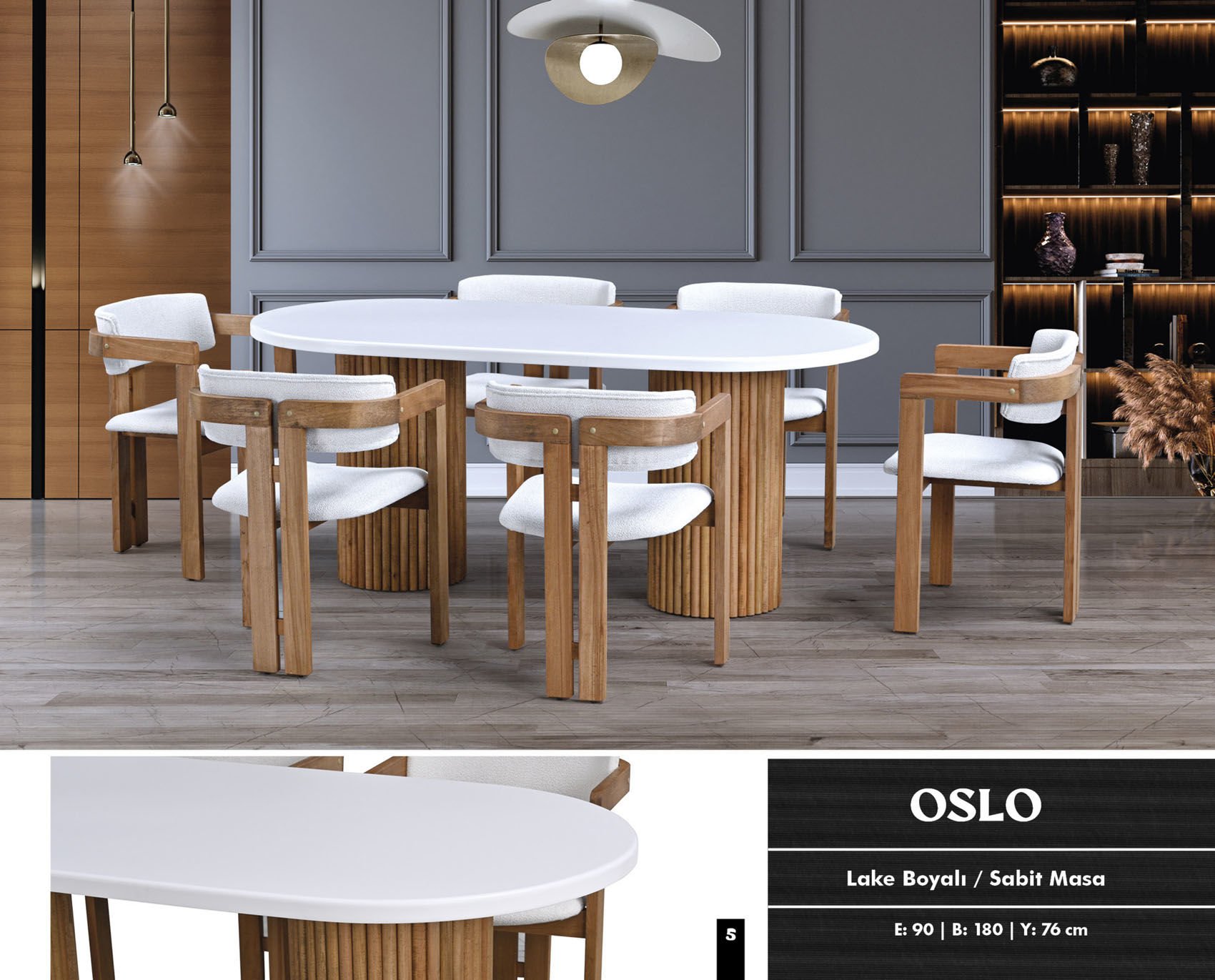 Oslo Mutfak Masa Sandalye Takımı