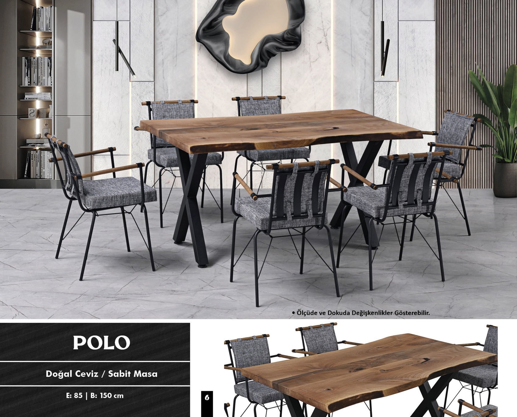 Polo Mutfak Masa Sandalye Takımı