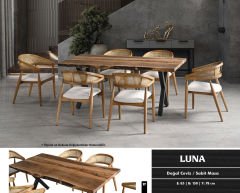 Luna Mutfak Masa Sandalye Takımı
