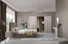 KAMPANYALI Milas Yatak Odası Takımı %100 MDF