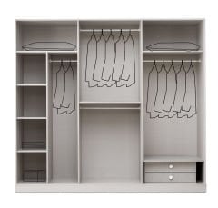 KAMPANYALI Milas Yatak Odası Takımı %100 MDF