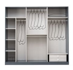 KAMPANYALI İznik Yatak Odası Takımı %100 MDF