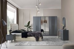 KAMPANYALI İznik Yatak Odası Takımı %100 MDF