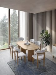 Bodrum Yemek Odası Takımı %100 MDF