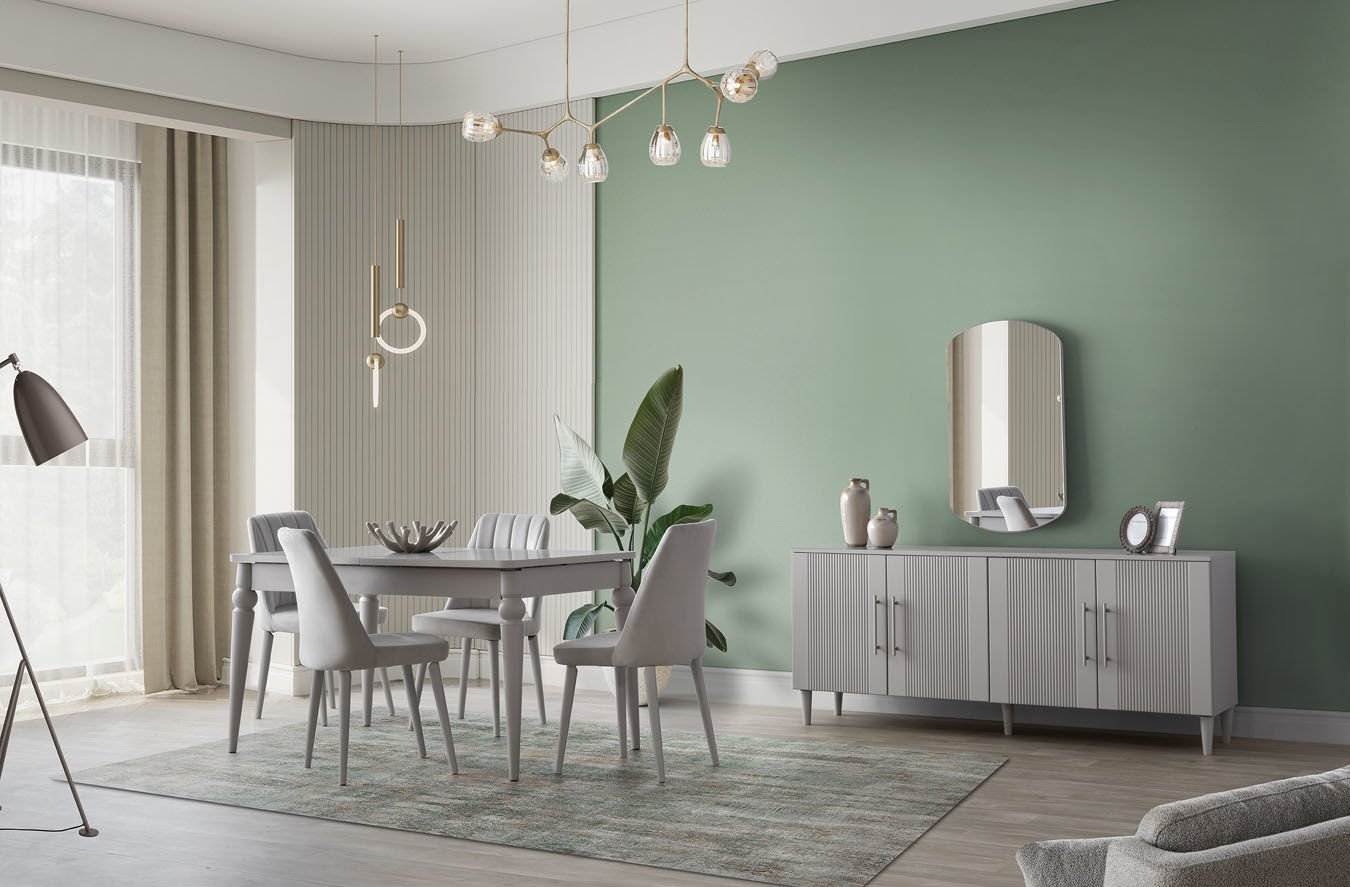Kestel Yemek Odası Takımı %100 MDF