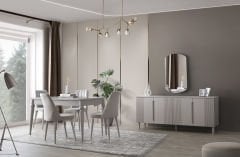 Milas Yemek Odası Takımı %100 MDF