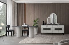 Fethiye Yemek Odası Takımı %100 MDF
