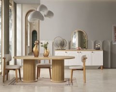 Safir Bohem Yemek Odası Takımı