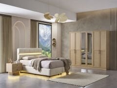 Nice Açık Meşe Yatak Odası Takımı %100 MDF