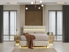 Como Açık Meşe Yatak Odası Takımı %100 MDF