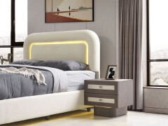 Como Koyu Ceviz Yatak Odası Takımı %100 MDF
