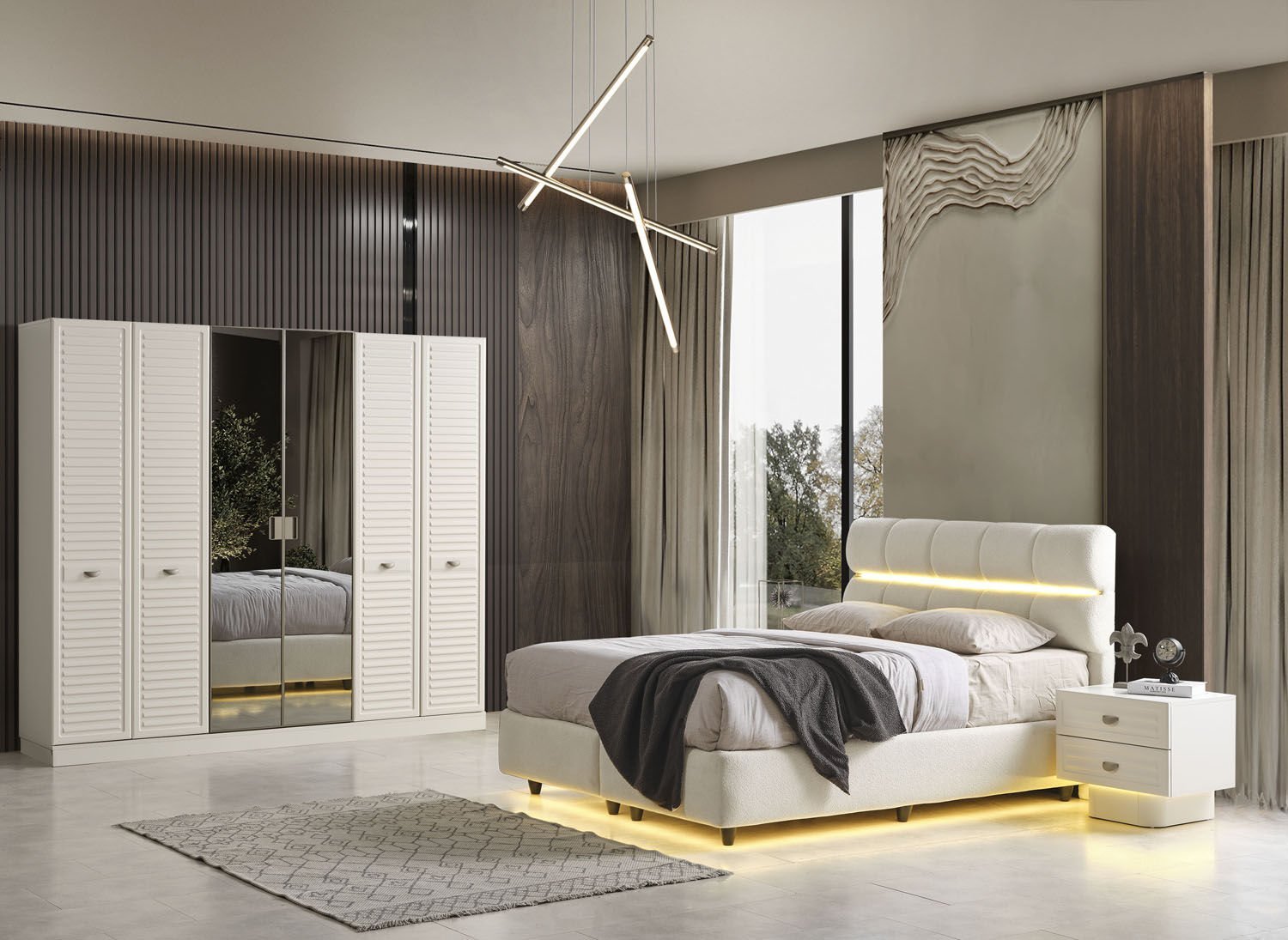 Avila Yatak Odası Takımı %100 MDF