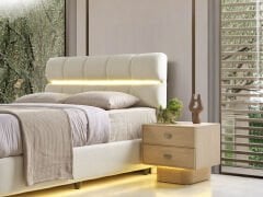 Olbia Açık Meşe Yatak Odası Takımı %100 MDF