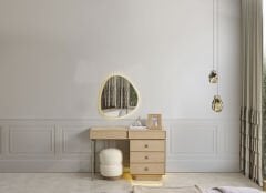 Olbia Açık Meşe Yatak Odası Takımı %100 MDF