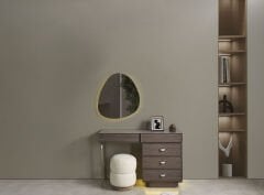 Leros Koyu Ceviz Yatak Odası Takımı %100 MDF