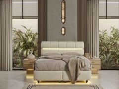 Leros Açık Meşe Yatak Odası Takımı %100 MDF