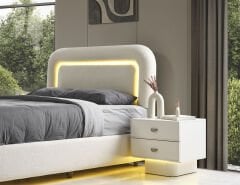 Münich Beyaz Yatak Odası Takımı %100 MDF