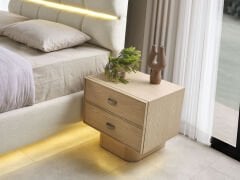 Münich Açık Meşe Yatak Odası Takımı %100 MDF