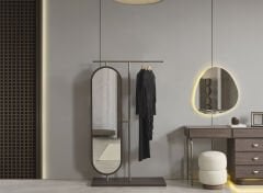 Münich Koyu Ceviz Yatak Odası Takımı %100 MDF